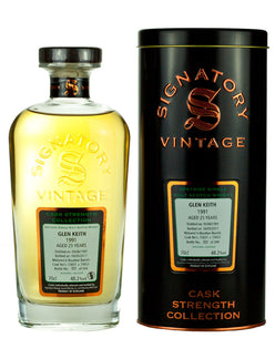 グレンキース 25年 1991 シグナトリー カスクストレングス