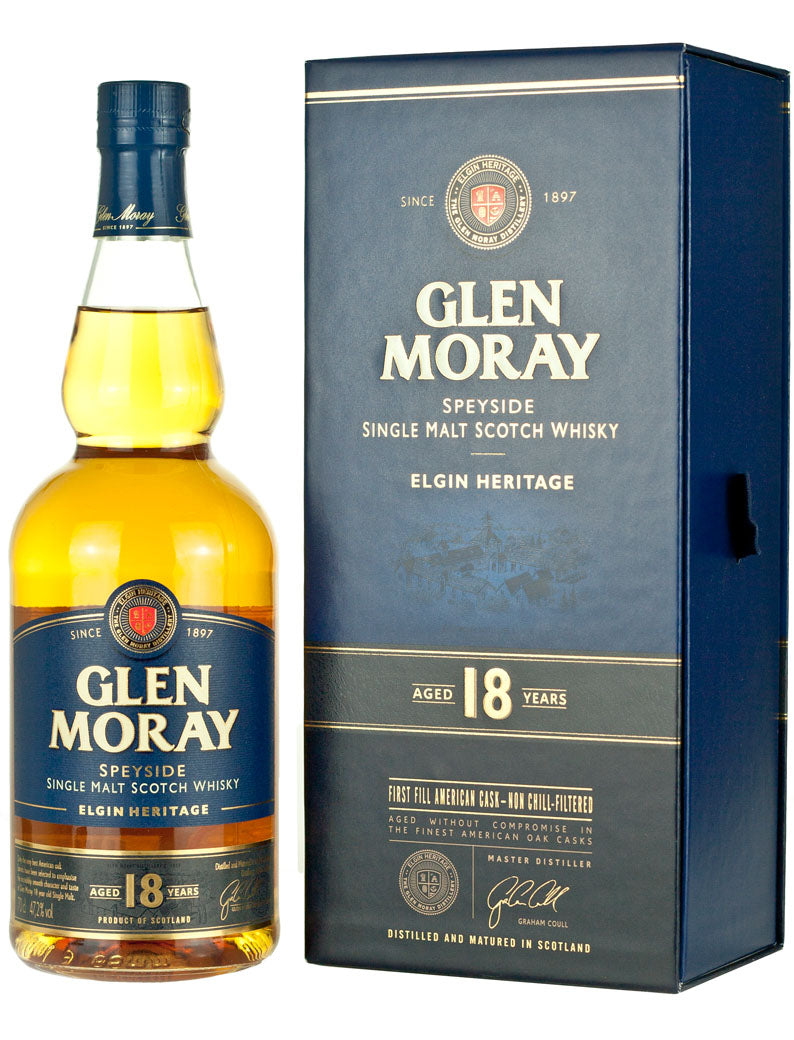 Glen Moray 18 Year Old Elgin Heritage