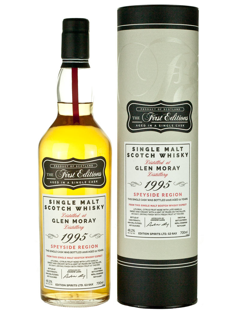 Glen Moray 21 Year Old 1995 First Editions