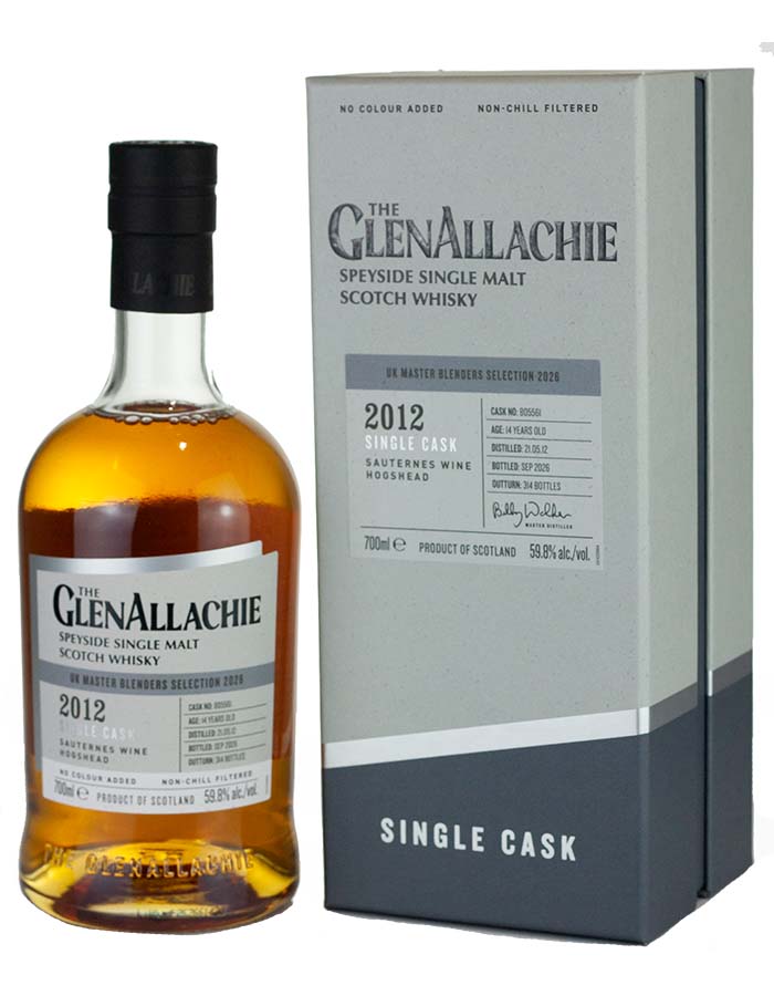 Glenallachie 14 Year Old 2012 Single Sauternes Cask