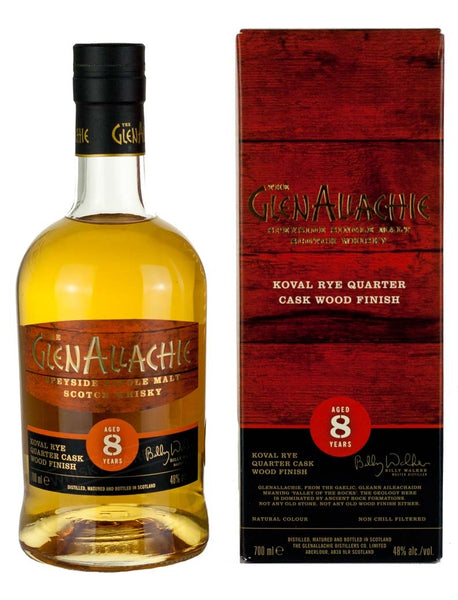 GlenAllachie 8年  Rye Quarter Cask Glenallachie 8 Year Old Koval Rye Quarter Cask - The Whisky Barrel