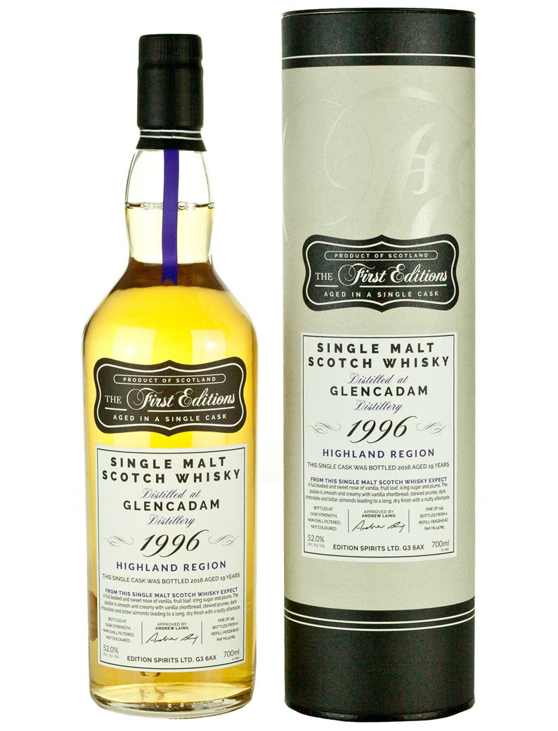 Glencadam 19 Year Old 1996 First Editions