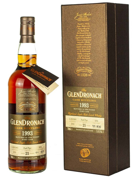 グレンドロナック 1993 25年 シングルカスク #5976 ポートパイプ glendronach-25-year-old-1993-