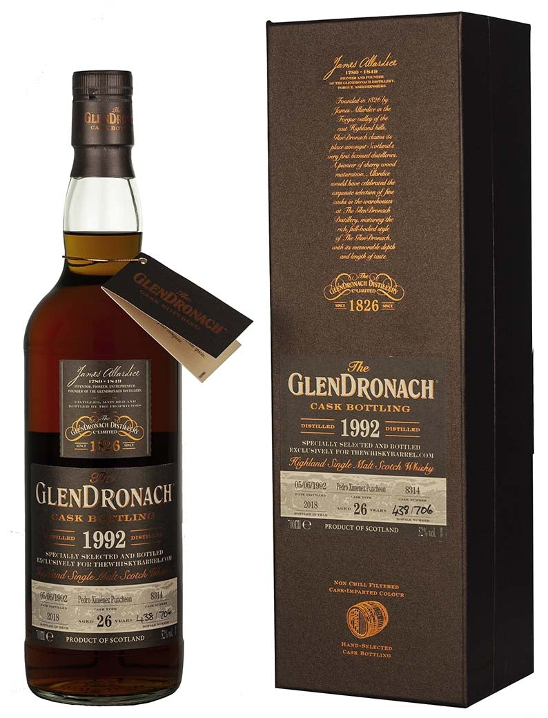 Glendronach 26 Year Old 1992 Exclusive for TWB