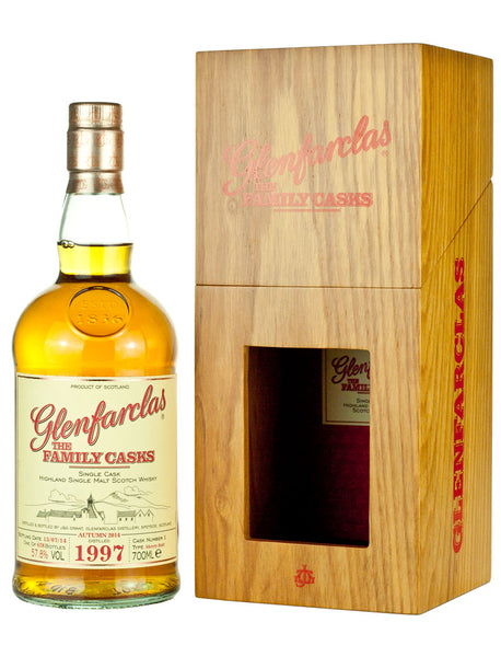 ウイスキー Glenfarclas THE FAMILY CASKS 1997 700ml Glenfarclas 1997 Family Casks Release A14 - The Whisky Barrel