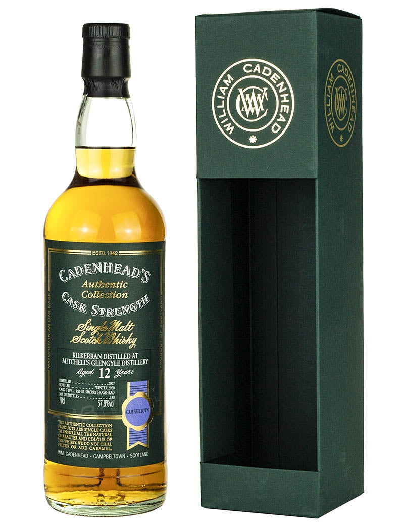 Glengyle Kilkerran 12 Year Old 2007 Cadenhead's Cask Strength