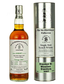 Glenlivet 12 Year Old 2007 Signatory Un-Chillfiltered