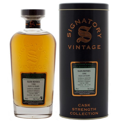 Glenrothes 24 Year Old 1990 Signatory