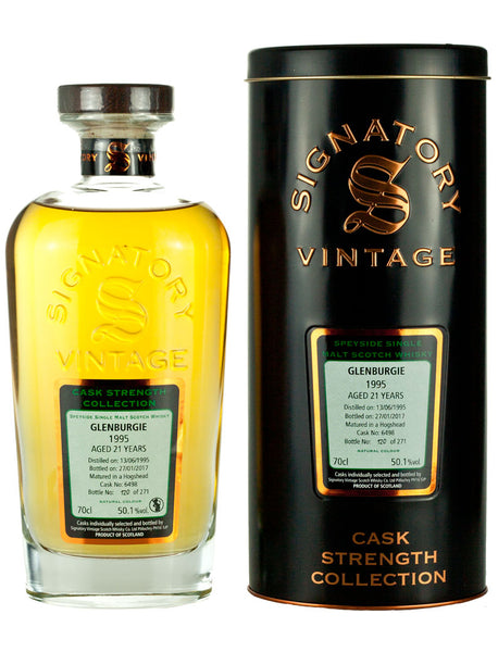 グレンバーギー 21年 1995 シグナトリー カスクストレングス - ザ