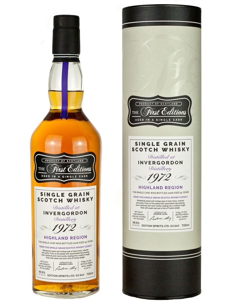 Invergordon 45 Year Old 1972 First Editions
