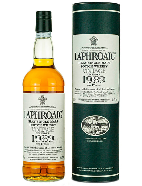 ラフロイグ１９８９ １７年 ２００７年アイラフェスティバルボトリング laphroaig-17-year-old-1989-