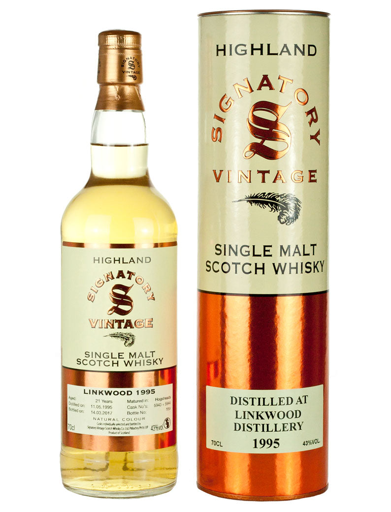 Linkwood 21 Year Old 1995 Signatory Highland