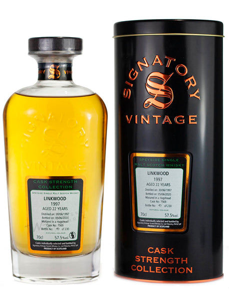 リンクウッド 22年 1997 シグナトリー カスクストレングス - ザ