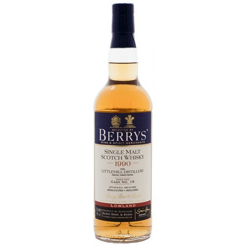 Littlemill 22 Year Old 1990 Berry's Own Cask #16
