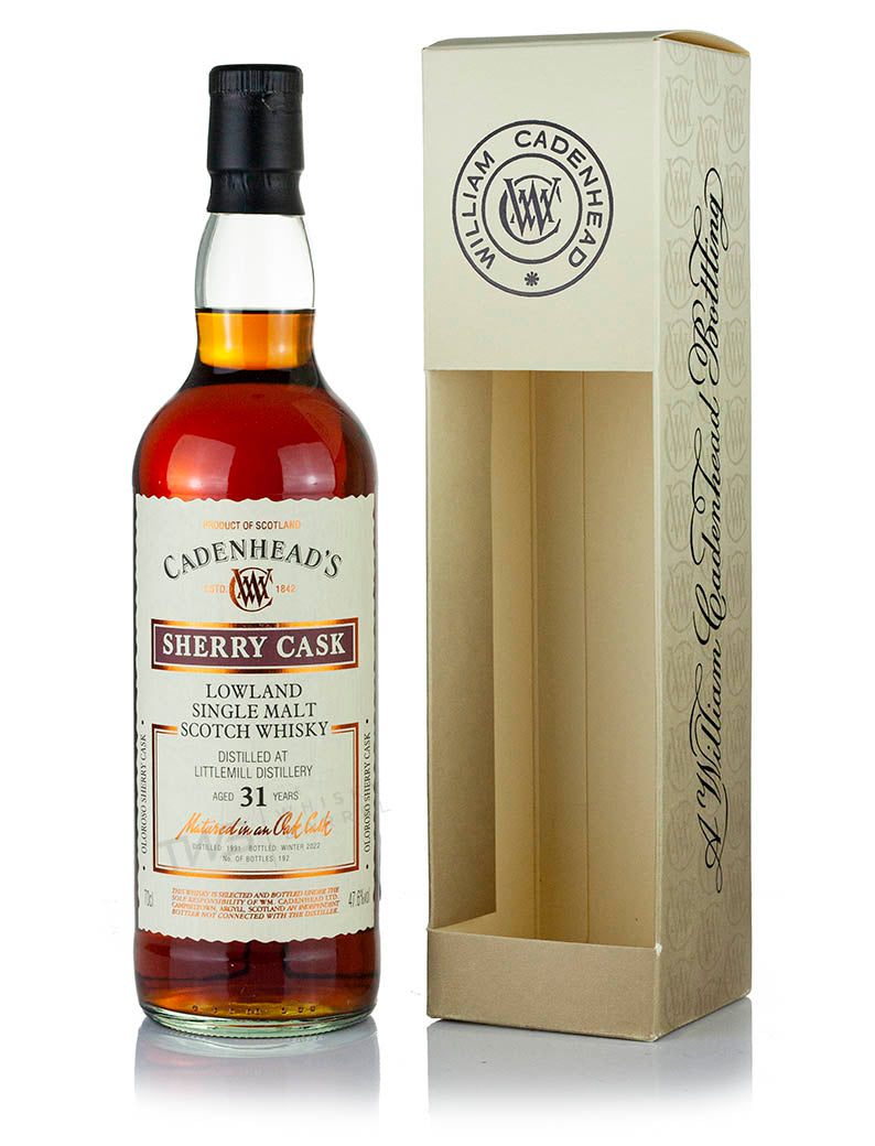 Littlemill 31 Year Old 1991 Cadenhead's Sherry Cask