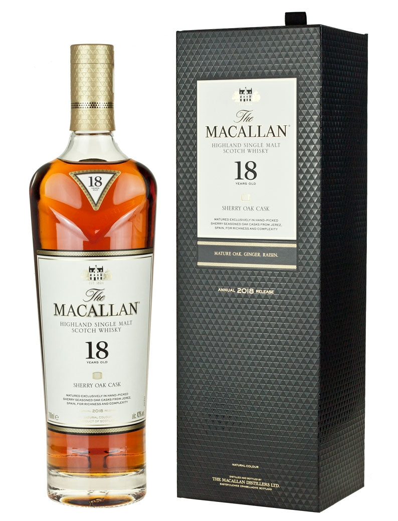 Macallan 18 Year Old Sherry Oak (2018)