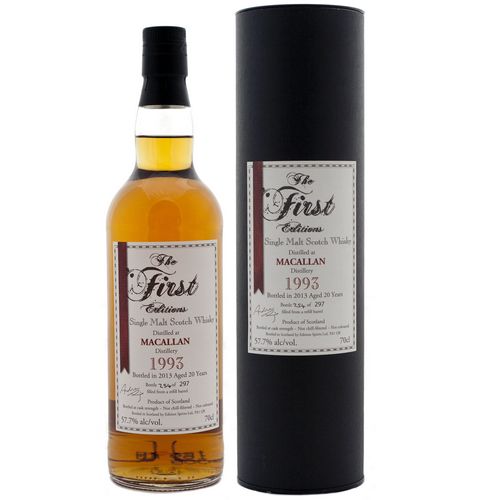 Macallan 20 Year Old 1993 First Editions
