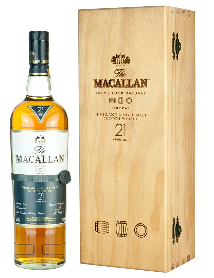 Macallan 21 Year Old Fine Oak