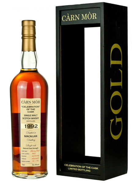 Macallan 25 Year Old 1992 Carn Mor Black Gold - The Whisky Barrel
