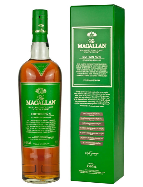 マッカラン エディションNo.4 ウイスキーMACALLAN EDITION マッカラン エディション No.4 - ザ・ウイスキー・バレル – The Whisky