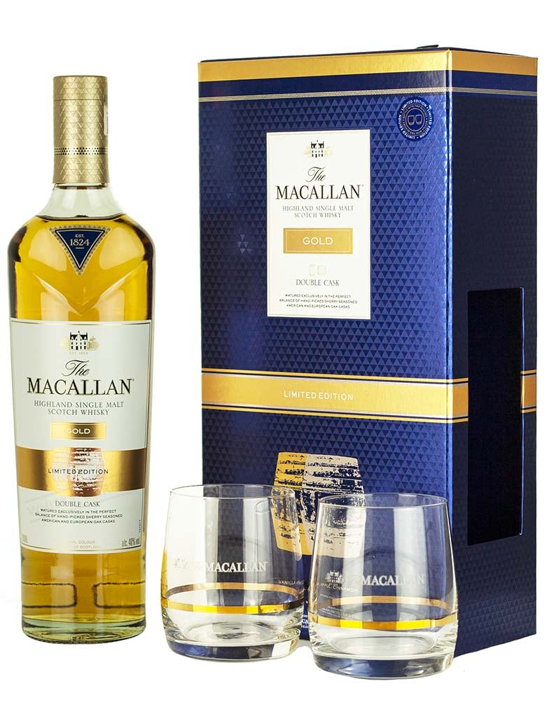 Macallan Gold Double Cask Glass Pack Limited Edition