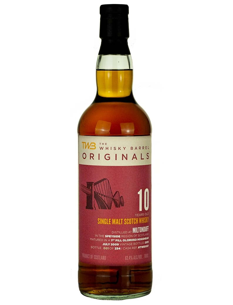 Miltonduff 10 Year Old 2009 TWB Originals