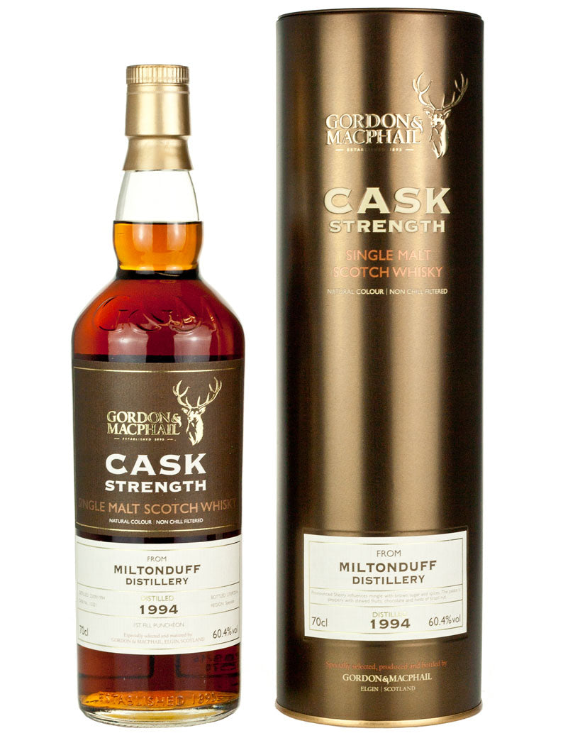 ミルトンダフ 22年 1994 カスクストレングス