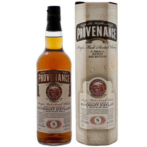 Miltonduff 8 Year Old 2005 Provenance