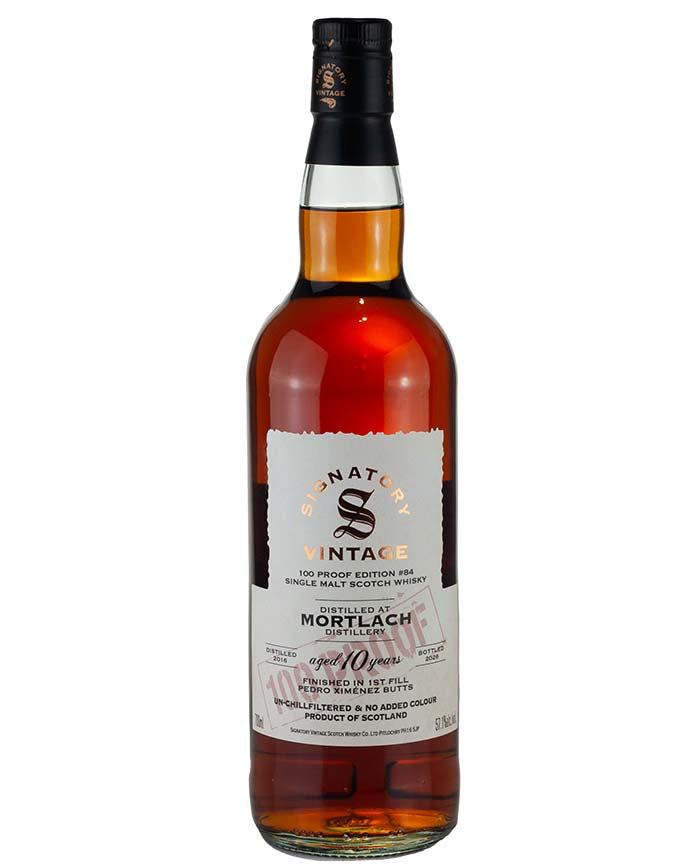 Mortlach 10 Jahre alt 2016 Signatory 100-Proof Edition Nr. 84