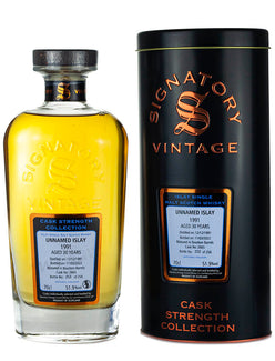 ミステリーモルト（ラフロイグ）アイラ 30年 1991 シグナトリー カスクストレングス