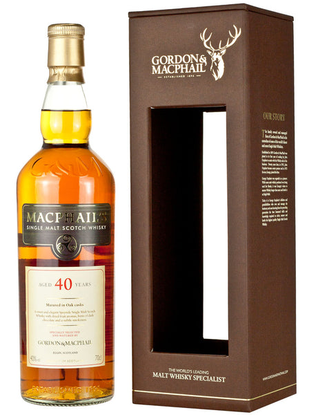 MACPHAIL'S 40年 シングルモルトスコッチウイスキー 空き瓶 ミステリーモルト マクファイルズ 40年 – The Whisky Barrel