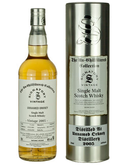 ミステリーモルト アンネームド オークニー 13年 2005 シグナトリー ノンチルフィルタード