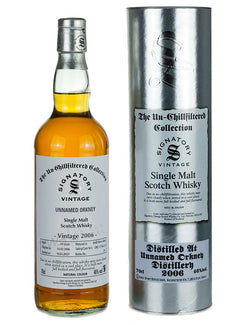 ミステリーモルト アンネームド オークニー 15年 2006 シグナトリー ノンチルフィルタード