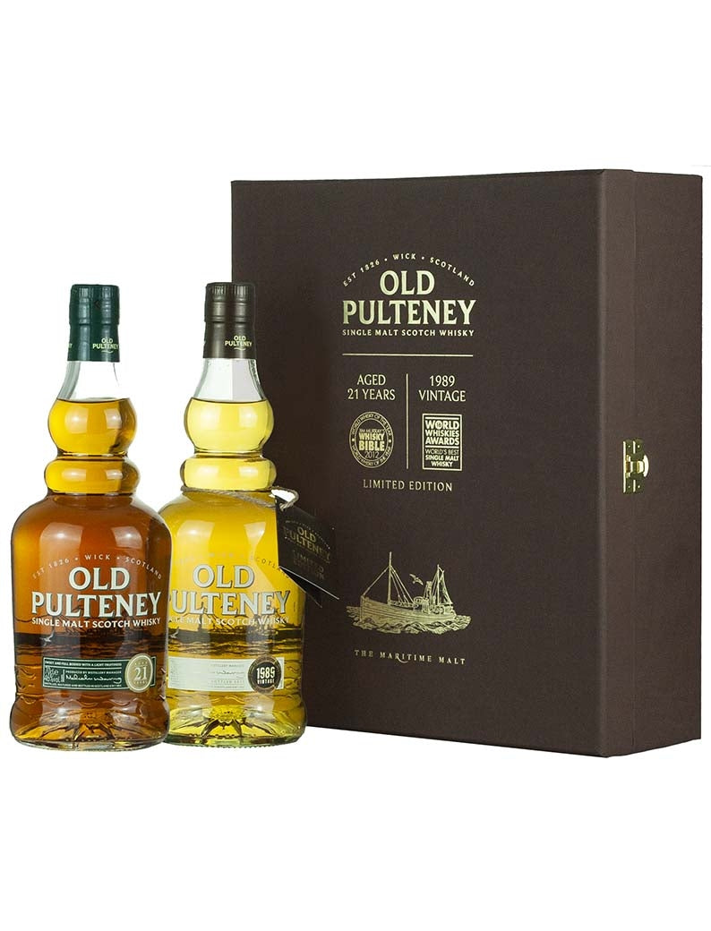 Old Pulteney 21 Year Old & 1989 Vintage Twin Pack