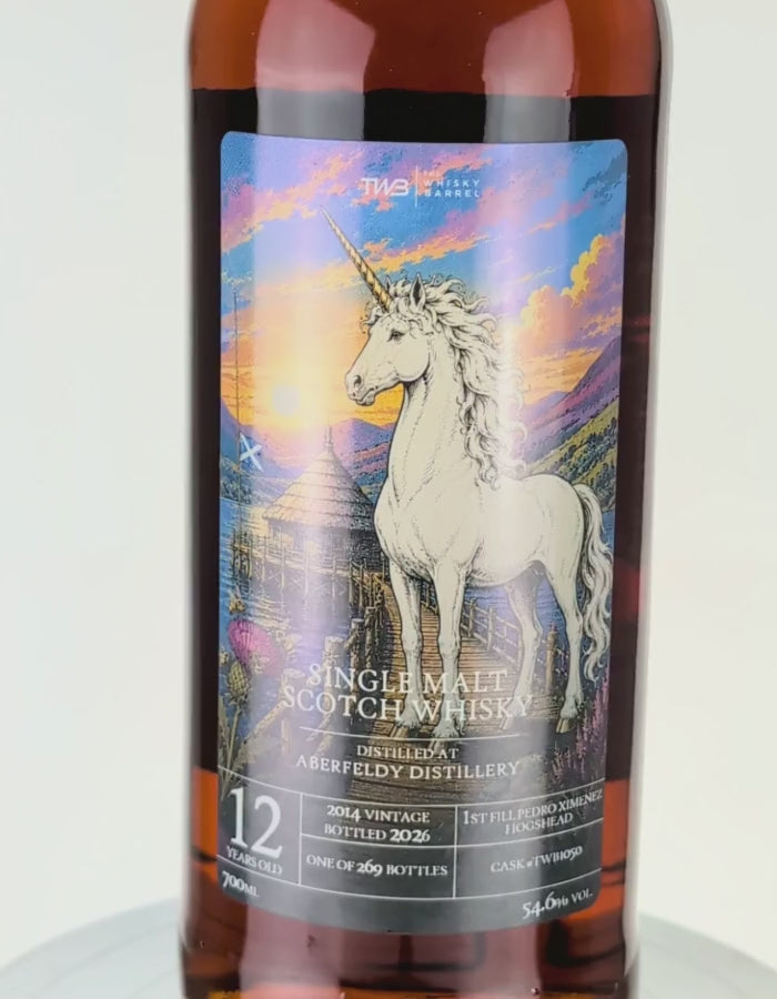 Aberfeldy 12 Year Old 2014 Unicorn for TWB #1050 | The Whisky Barrel