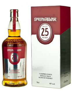 Springbank 25 Year Old 2018 Release