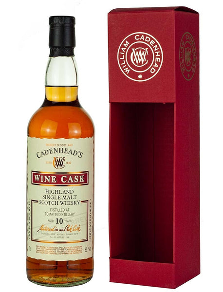 トマーティン 10年 2009 カデンヘッド ワインカスク – The Whisky Barrel