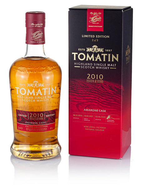TOMATIN 12年 スコッチウイスキー　セット トマティン 12年 2010 アマローネカスク イタリアンコレクション | ザ