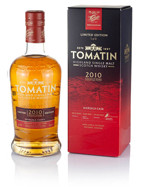 TOMATIN 12年 スコッチウイスキー　セット トマティン 12年 2010 マルサラカスク イタリアンコレクション | ザ