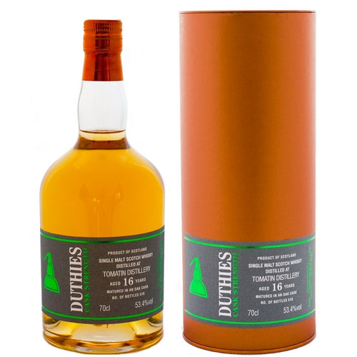 Tomatin 16 Year Old Duthies Cask Strengh