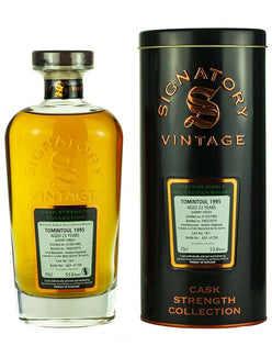 Tomintoul 23 Year Old 1995 Signatory Cask Strength